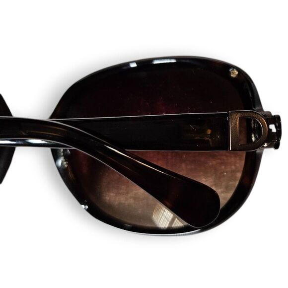 Dolce & Gabbana DG4187 PD Brown Oversized Gradient Sunglasses w/ Case, VGUC - Picture 7 of 13